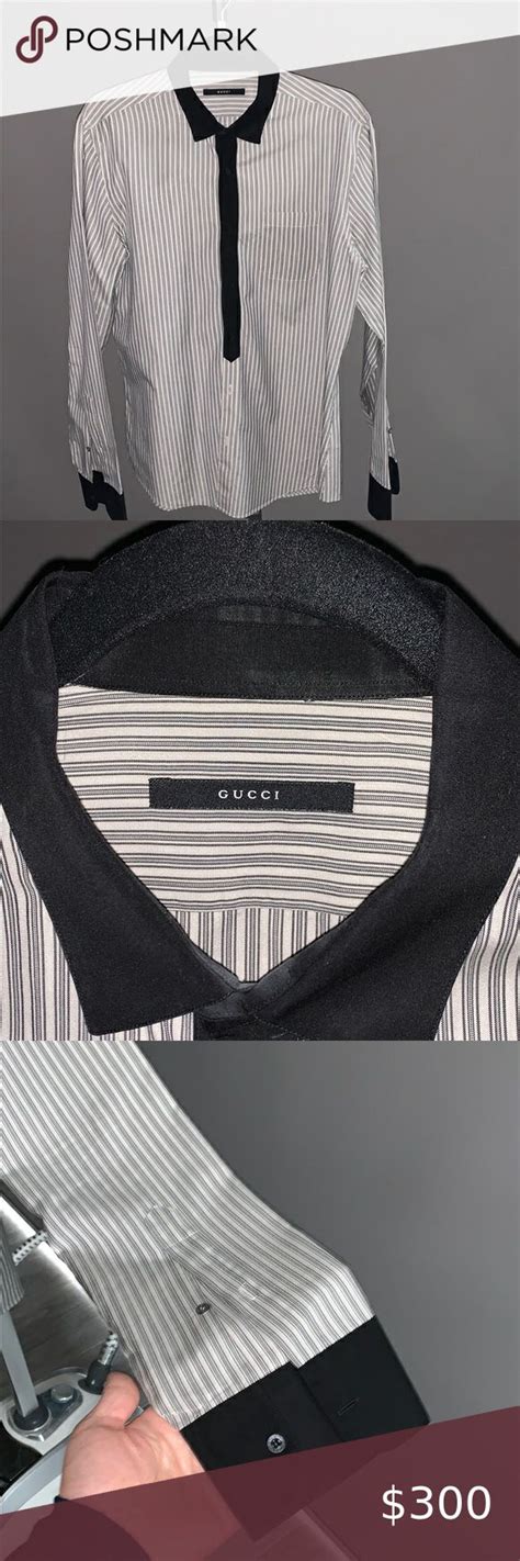 mens gucci button up